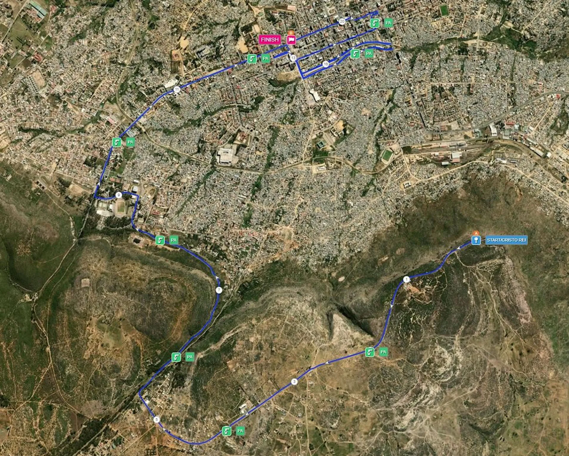 route map