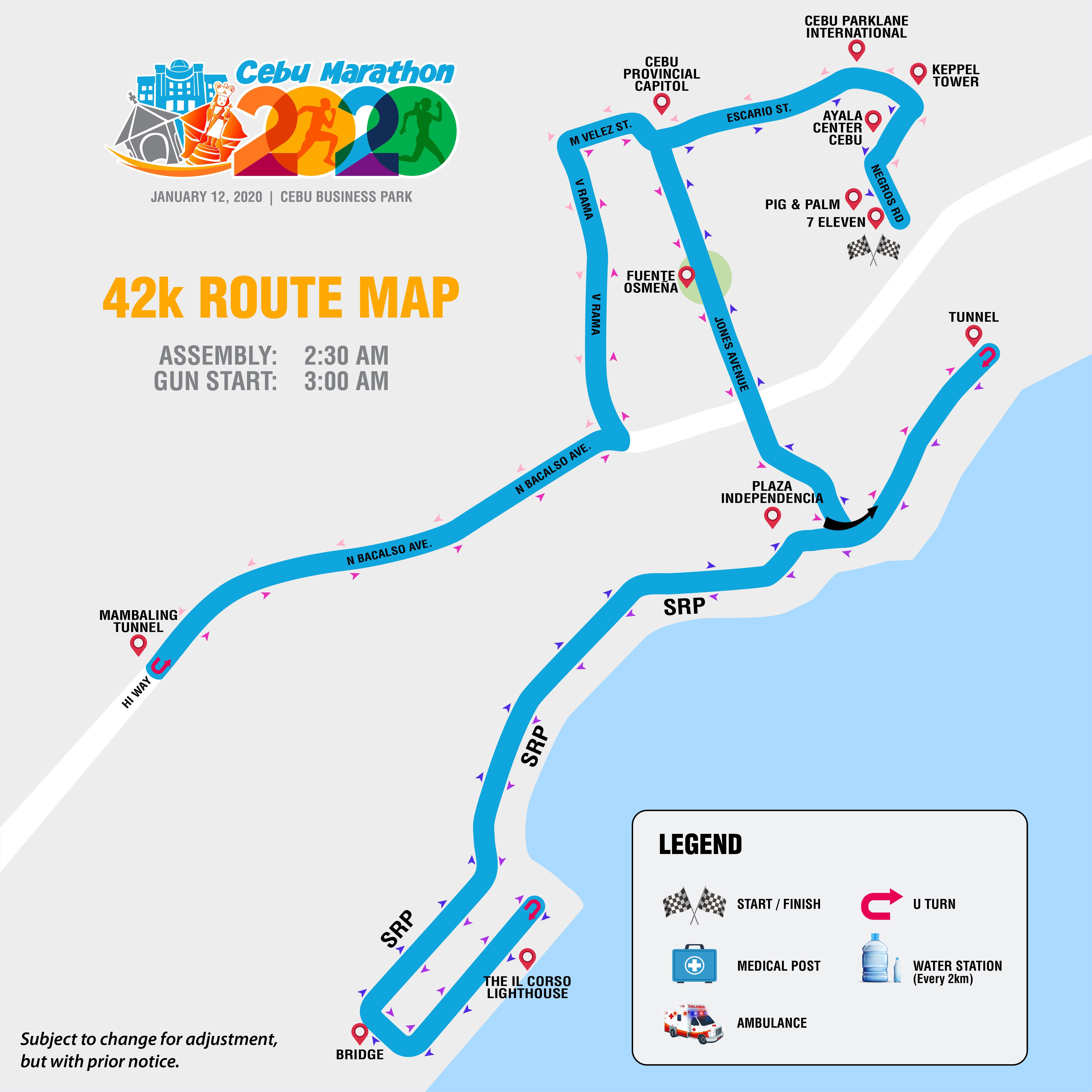 2020 Course map