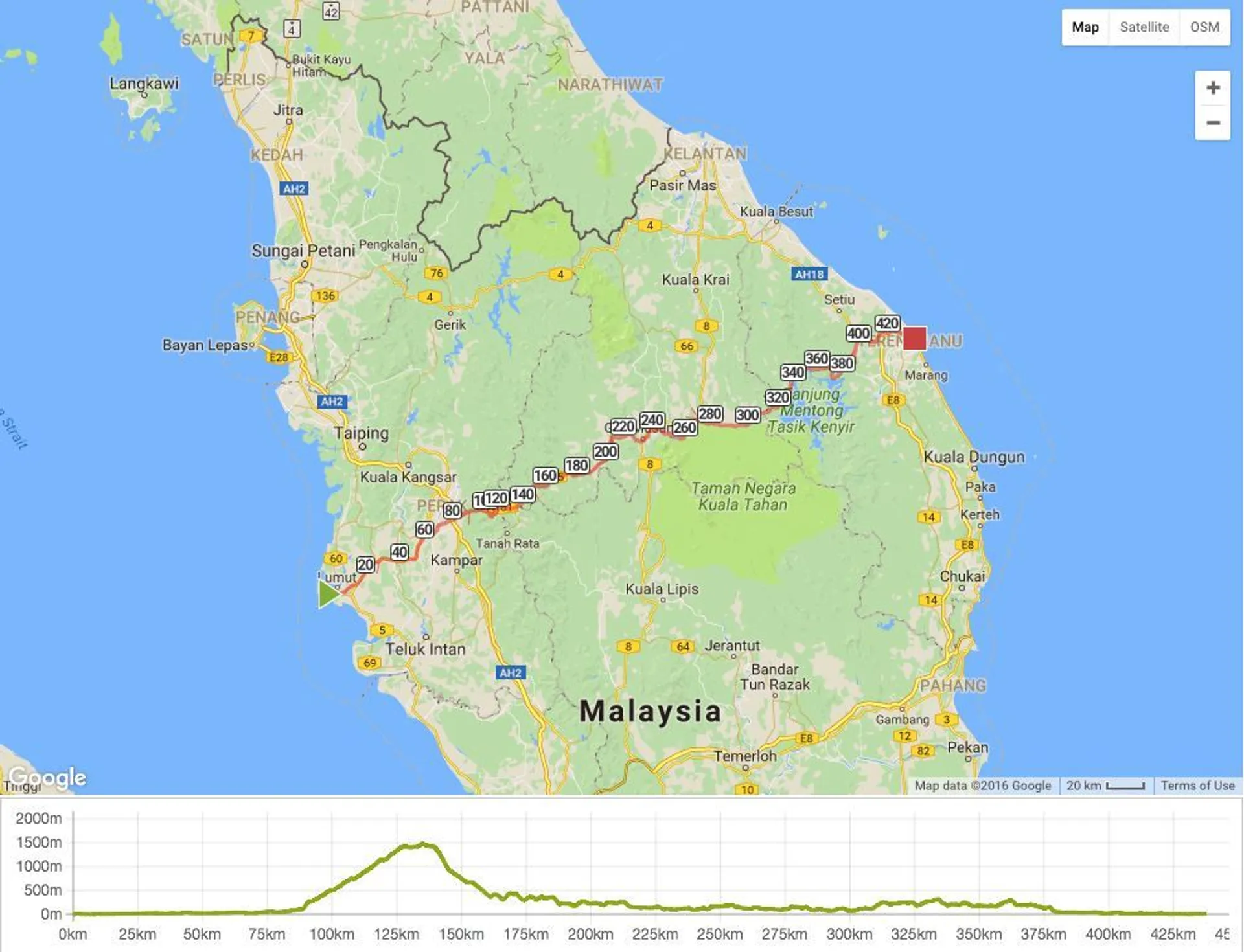 route map