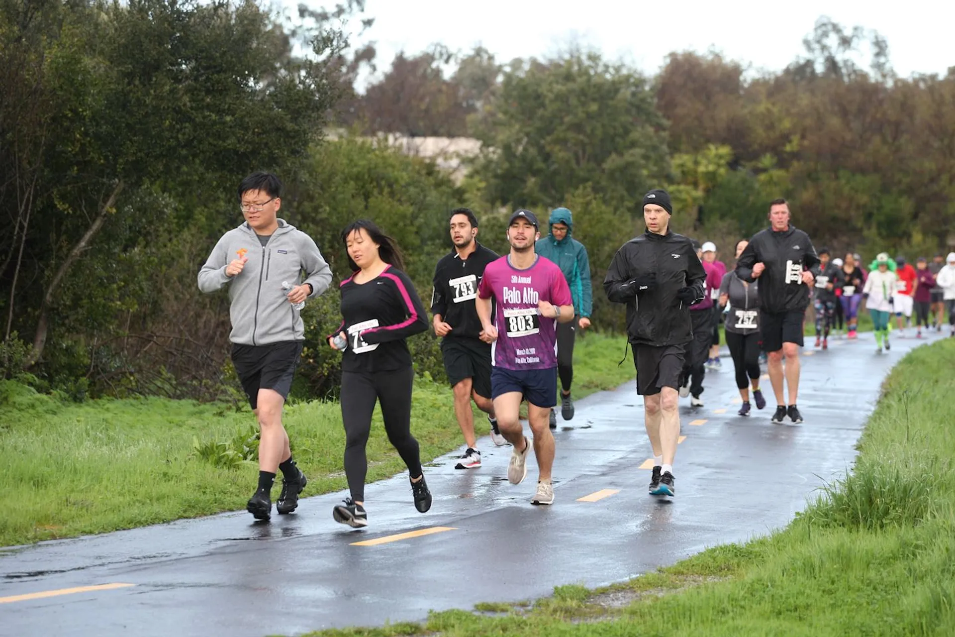 Palo Alto 10K, 5K Run/Walk and Double 15K