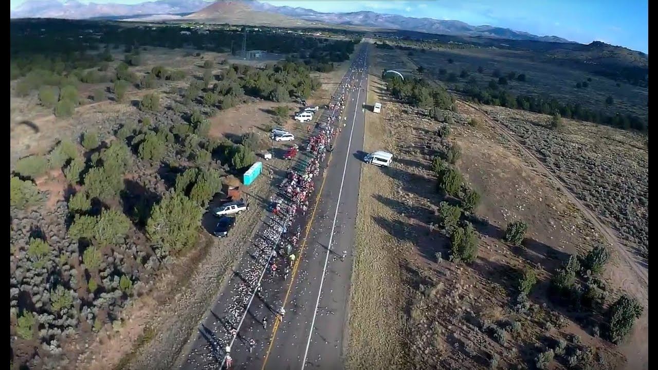 Paramotor Flight Over Saint George Utah Marathon 2016