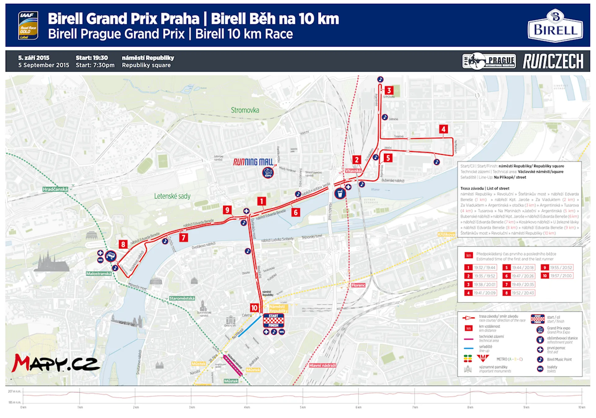 route map