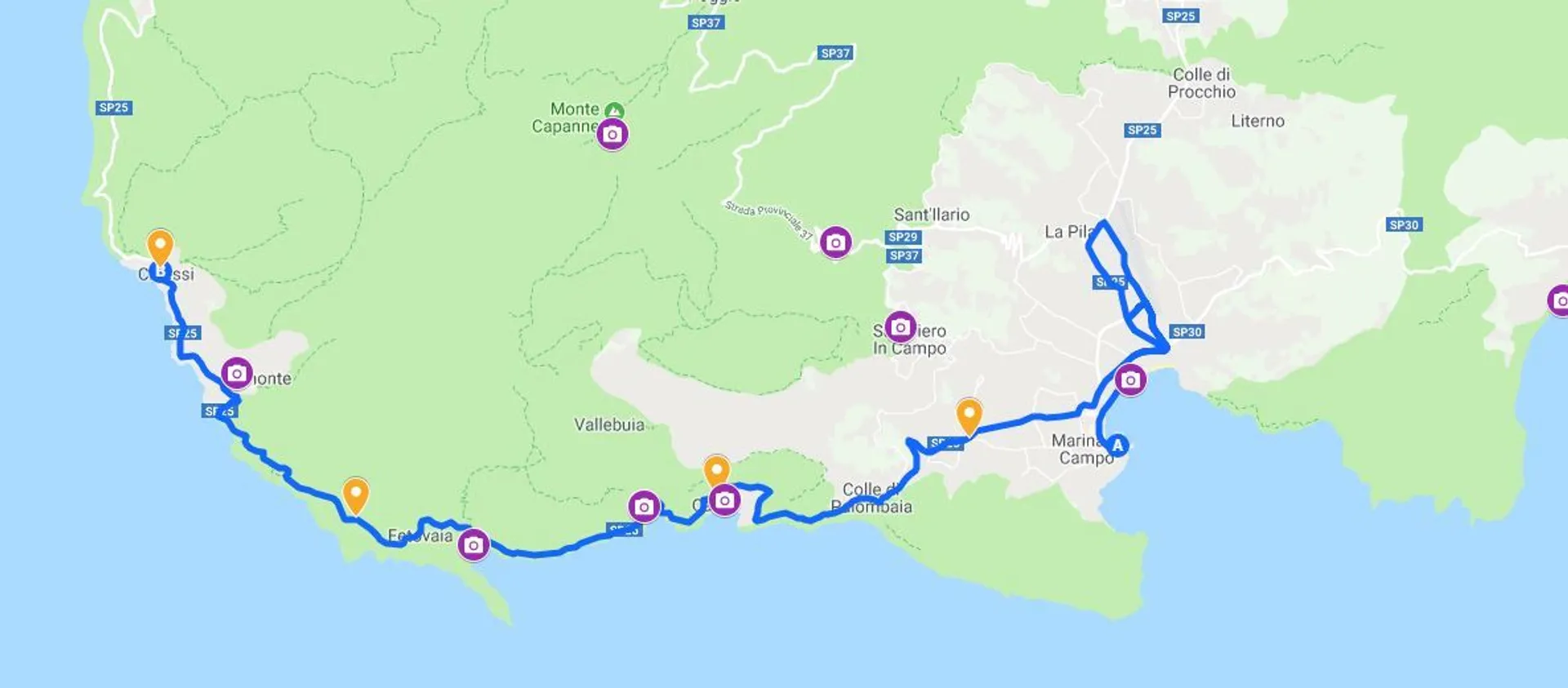 route map