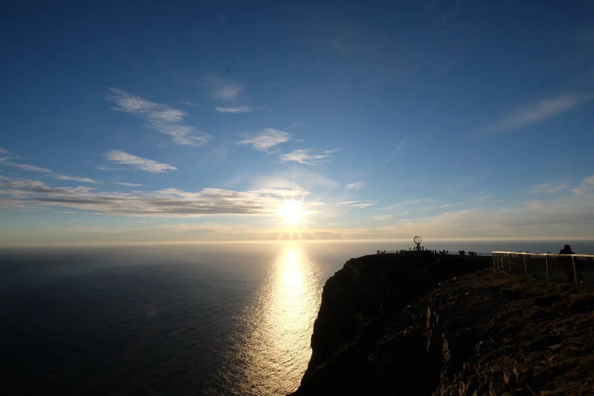 The image shows a beautiful seascape during what appears to be sunset or sunrise.